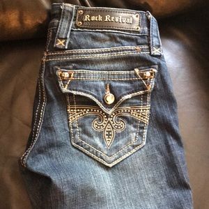 Women’s Rock Revival Jeans, size 24, like new